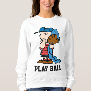Peanuts   Linus In His Baseball Gear Sweatshirt