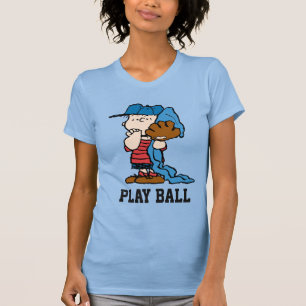 Peanuts Linus In His Baseball Gear T-Shirt