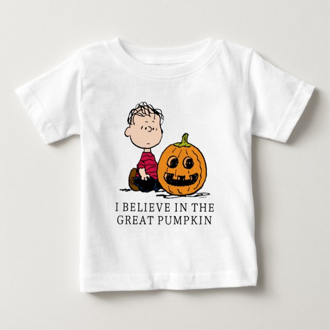 Peanuts | Linus & Jack O' Lantern Baby T-Shirt (Front)