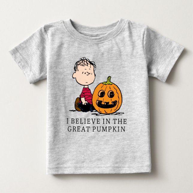 Peanuts | Linus & Jack O' Lantern Baby T-Shirt (Front)