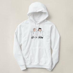 Peanuts   Linus & Lucy Snowmen Hoodie