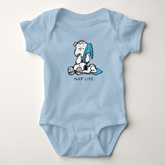 Peanuts | Linus & Snoopy Baby Bodysuit (Front)