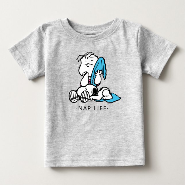 Peanuts | Linus & Snoopy Baby T-Shirt (Front)