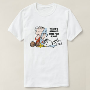 Peanuts   Linus, Snoopy & Woodstock Napping T-Shirt