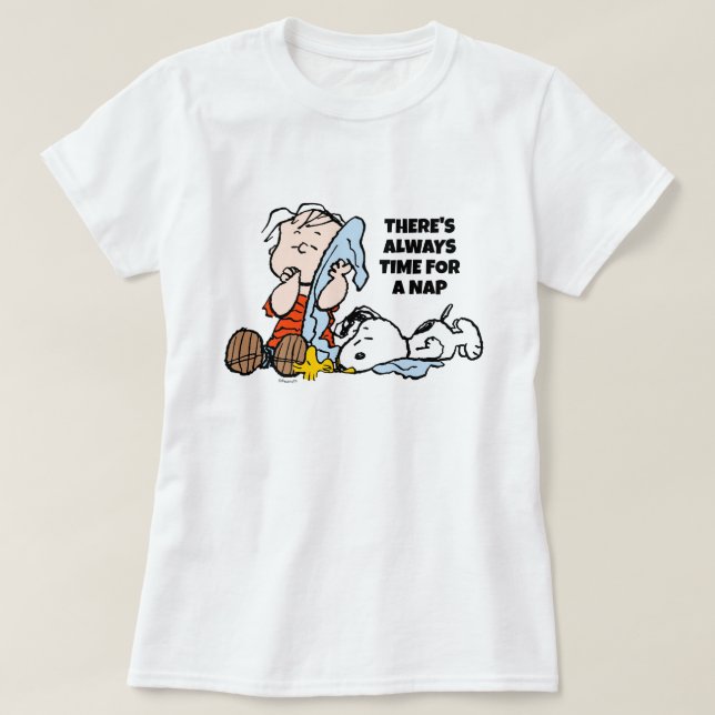 Peanuts | Linus, Snoopy & Woodstock T-Shirt (Design Front)