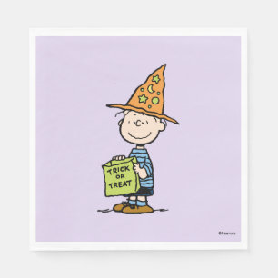 Peanuts Linus Wizard Trick Or Treat Napkin