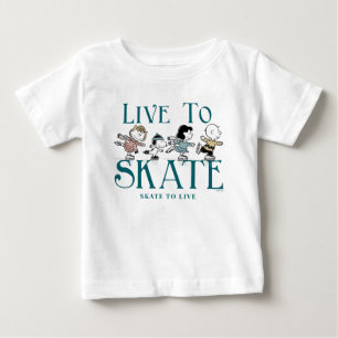 Peanuts   Live to Skate Baby T-Shirt