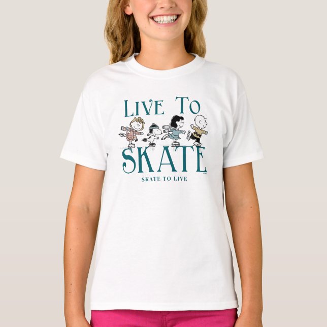 Peanuts | Live to Skate T-Shirt (Front)
