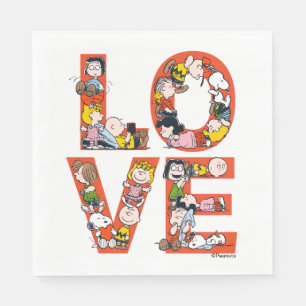 Peanuts - LOVE Napkin