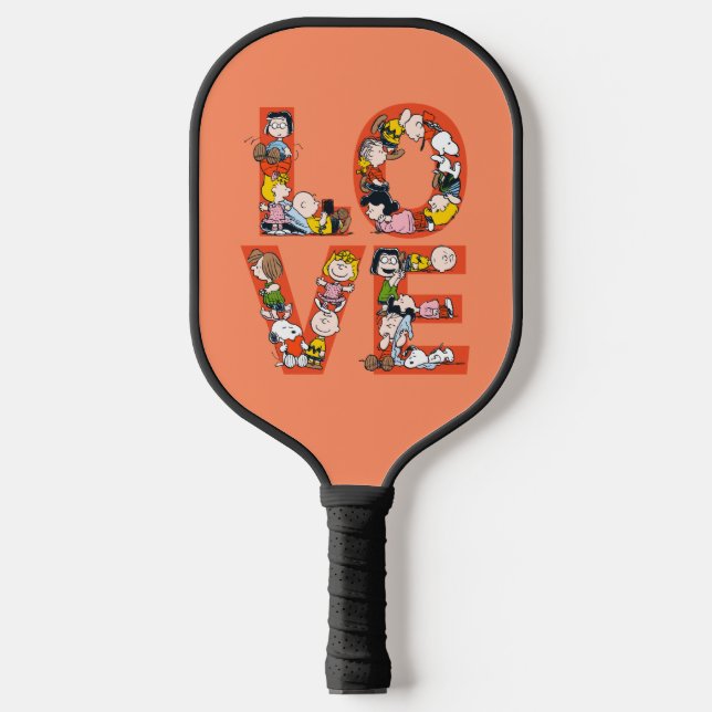 Peanuts - LOVE Pickleball Paddle (Front)