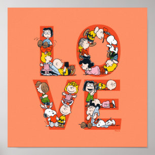Peanuts - LOVE Poster