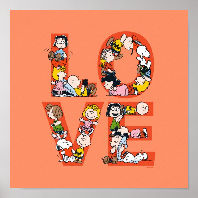 Peanuts - LOVE Poster (Front)