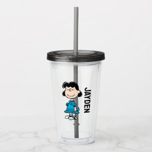 PEANUTS Lucy Add Your Name Acrylic Tumbler