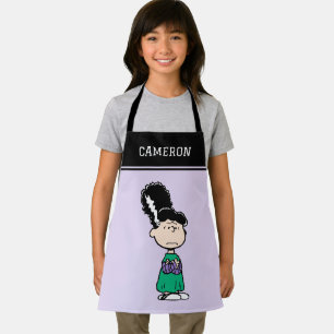 Peanuts Lucy Bride Of Frankenstein Halloween Apron