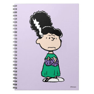 Peanuts Lucy Bride Of Frankenstein Halloween Notebook