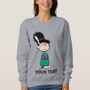 Peanuts Lucy Bride Of Frankenstein Halloween Sweatshirt