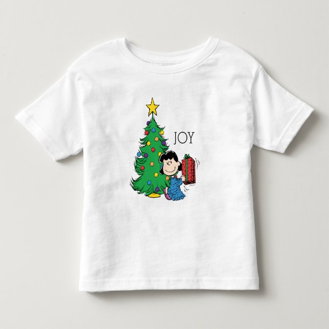 Peanuts | Lucy Christmas Tree Toddler T-Shirt (Front)