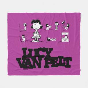 Peanuts   Lucy Fleece Blanket