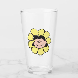 Peanuts Lucy Flower Glass