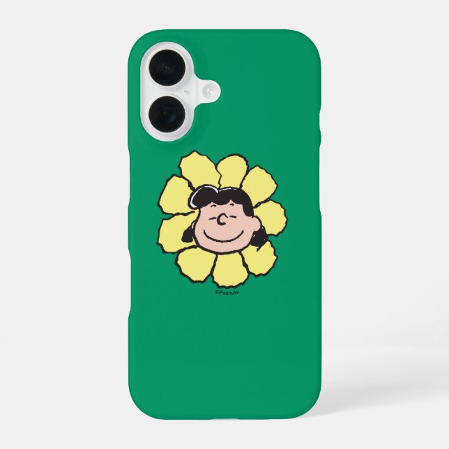 Peanuts | Lucy Flower iPhone 16 Case (Back)