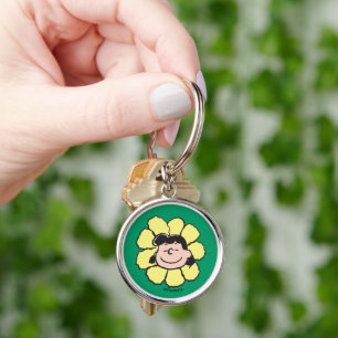 Peanuts   Lucy Flower Key Ring