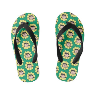 Peanuts   Lucy Flower Kid's Flip Flops