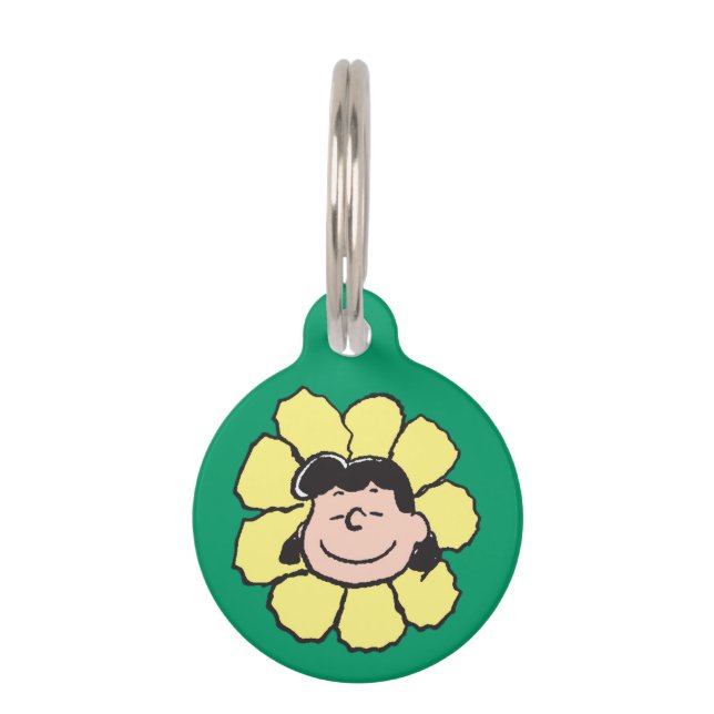 Peanuts | Lucy Flower Pet Tag (Front)