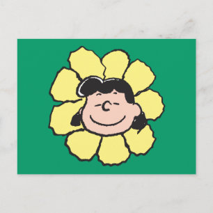 Peanuts   Lucy Flower Postcard
