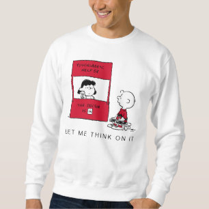 Peanuts   Lucy Gives Charlie Brown Advice Sweatshirt