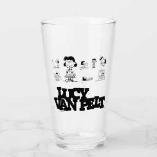 Peanuts Lucy Glass