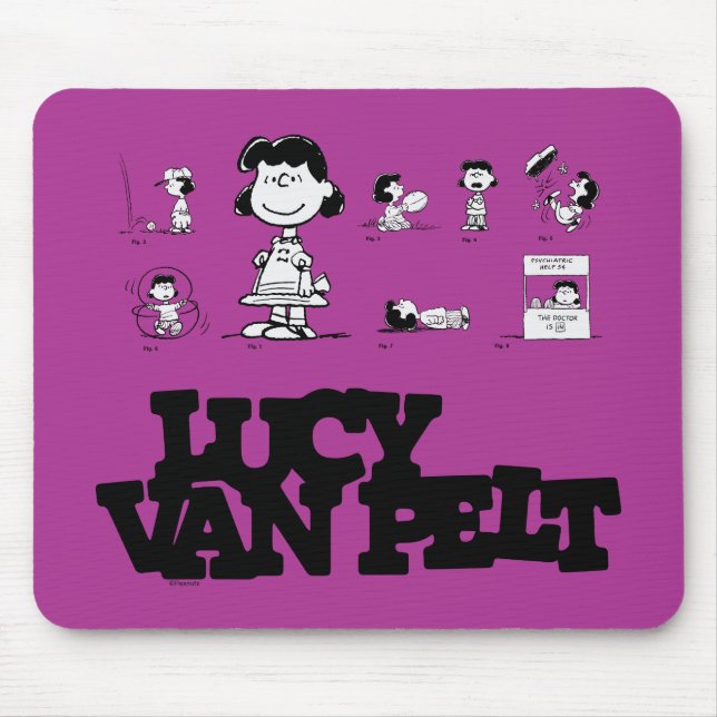 Peanuts | Lucy Mouse Mat (Front)