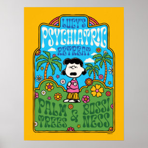 Peanuts   Lucy Palm Trees & Bossiness Poster