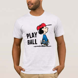 Peanuts Lucy Playing Baseball T-Shirt
