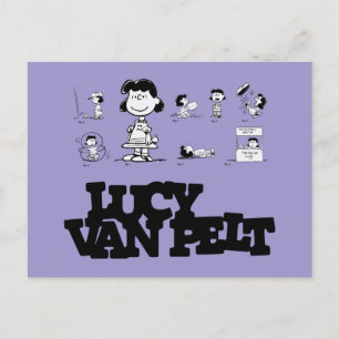 Peanuts Lucy Postcard
