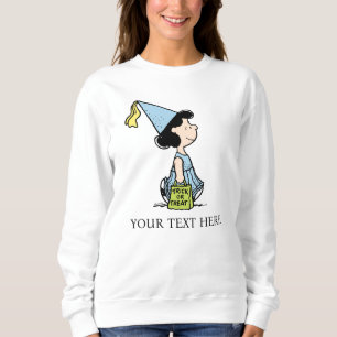 Peanuts Lucy Princess Costume Halloween Sweatshirt
