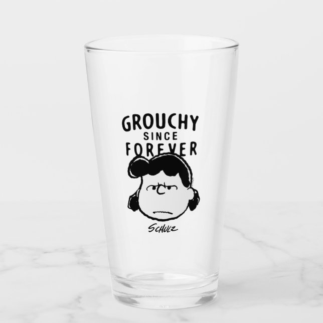 Peanuts | Lucy Since Forever Glass (Front)