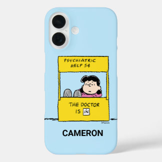 Peanuts | Lucy & the Doctor Is In iPhone 16 Case