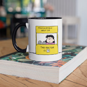 Peanuts   Lucy & the Doctor Is In Mug