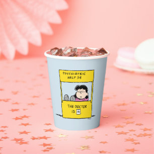 Peanuts   Lucy & the Doctor Is In Paper Cups