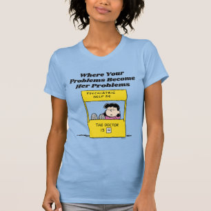 Peanuts Lucy & the Doctor Is In T-Shirt