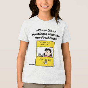 Peanuts   Lucy & the Doctor Is In Tri-Blend Shirt