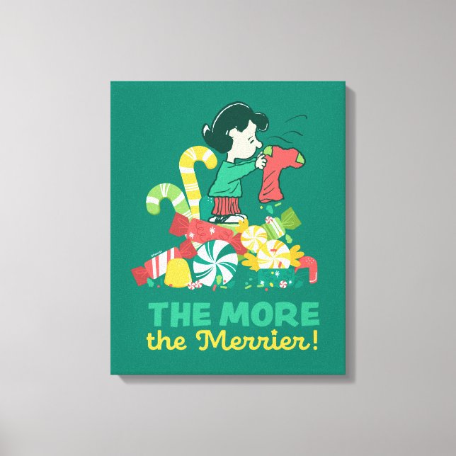 Peanuts | Lucy the More the Merrier Canvas Print (Front)