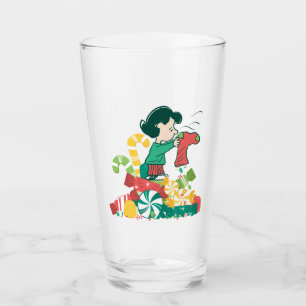 Peanuts Lucy the More the Merrier Glass