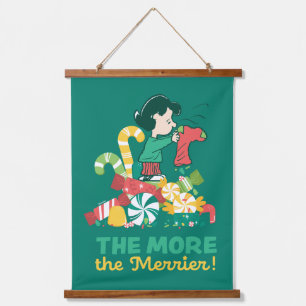 Peanuts Lucy the More the Merrier Hanging Tapestry