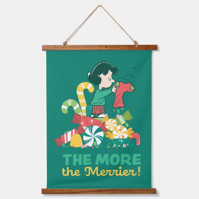 Peanuts | Lucy the More the Merrier Hanging Tapestry (Front)