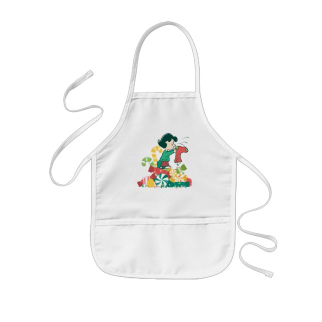 Peanuts | Lucy the More the Merrier Kids Apron (Front)