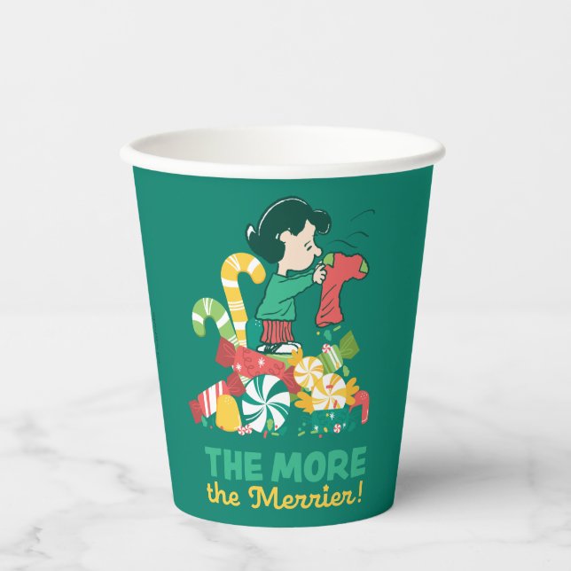 Peanuts | Lucy the More the Merrier Paper Cups (Front)