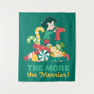 Peanuts Lucy the More the Merrier Tapestry