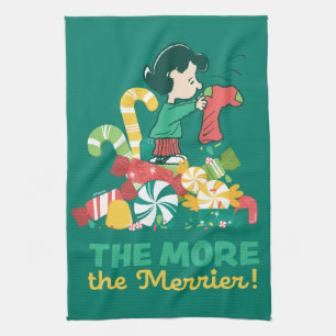 Peanuts   Lucy the More the Merrier Tea Towel