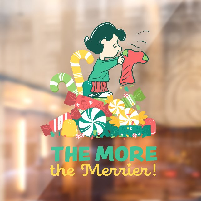 Peanuts | Lucy the More the Merrier Window Cling (Sheet 2)